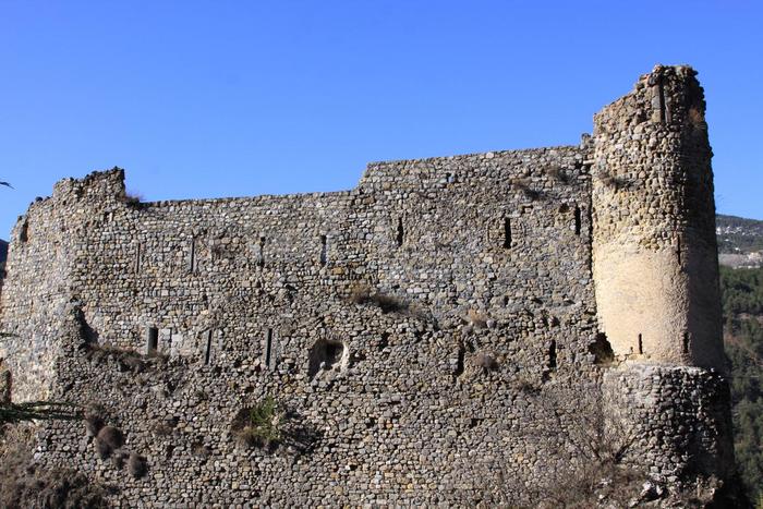 Château de Guillaumes. Cliché P.Thomassin, Roudoule.
