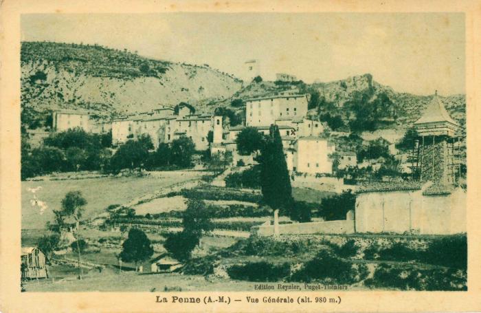 La Penne (A.-M.) - Vue Générale (alt. 980m.)