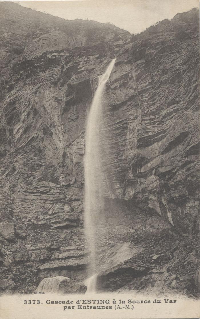 3373 - Cascade d'Esting à la source du Var par Entraunes (A.-M.)