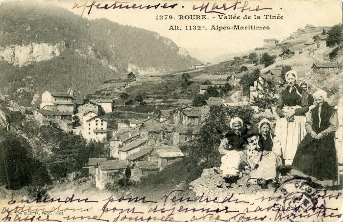 1279. ROURE - Vallée de la Tinée Alt. 1132 m. - Alpes-Maritimes