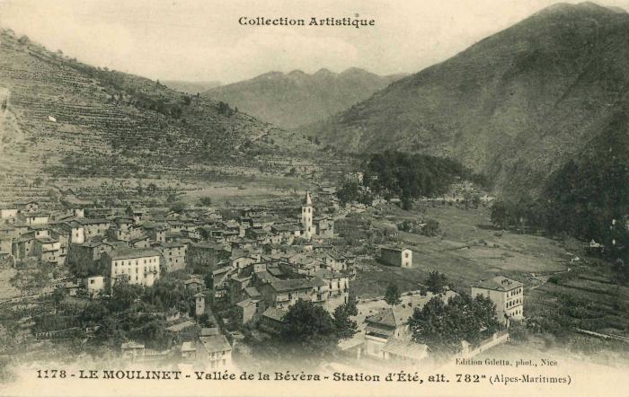 Collection Artistique 1178 - LE MOULINET - Vallée de la Bévèra - Station d'Eté, alt. 782m (Alpes-Maritimes)