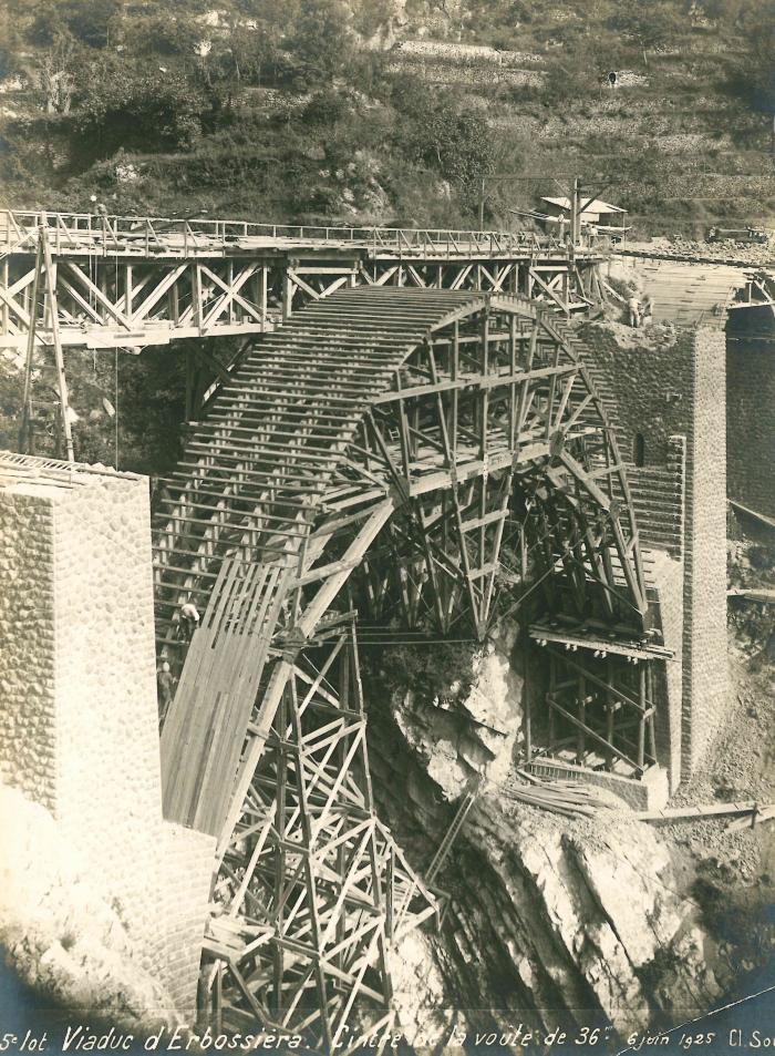 5e lot Viaduc d'Erbossièra. 6 juin 1925